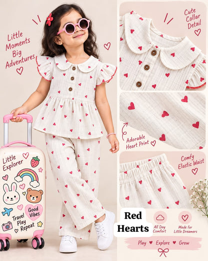Muslin Peplum Coords for 2yrs to 5yrs