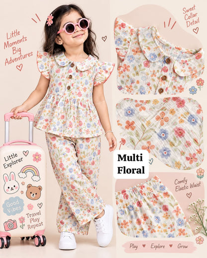 Muslin Peplum Coords for 2yrs to 5yrs