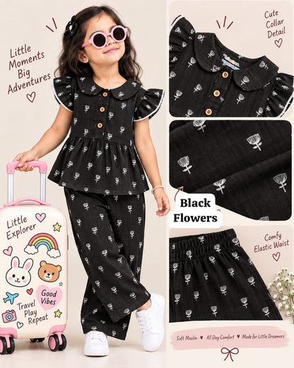 Muslin Peplum Coords for 2yrs to 5yrs