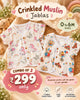 Premium Crinkled Muslin Jablas form 0-6m