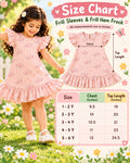 Adorable Ribbed Cotton Frill Frocks for 1 to 5yrs