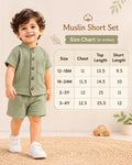 Muslin Short Sets for 1 to 3yrs, Buy 3 for 999/-