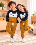 Navy-White-Mustard