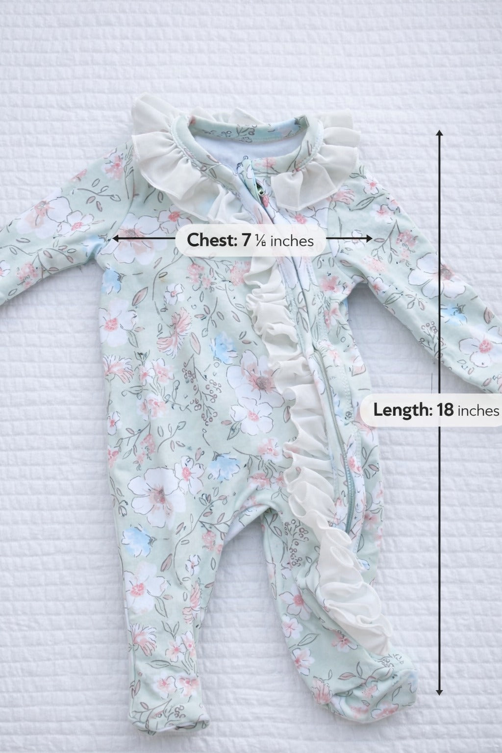 Newborn Baby Romper with Head Band – Girls