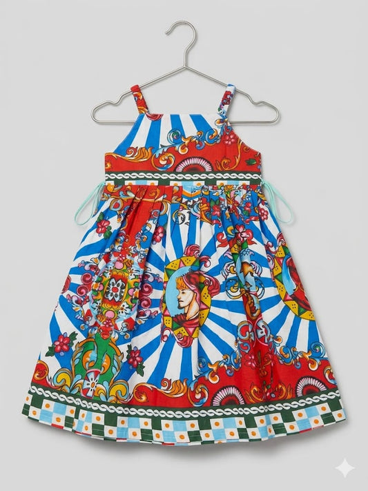 Pure Cotton Sleeveless-King Print