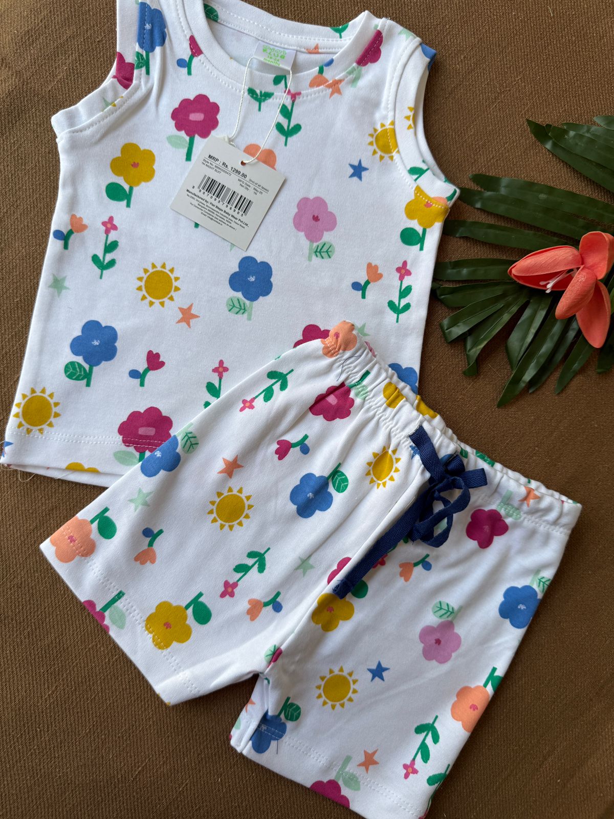Sleeveless Coords unisex (1 to 8yrs)