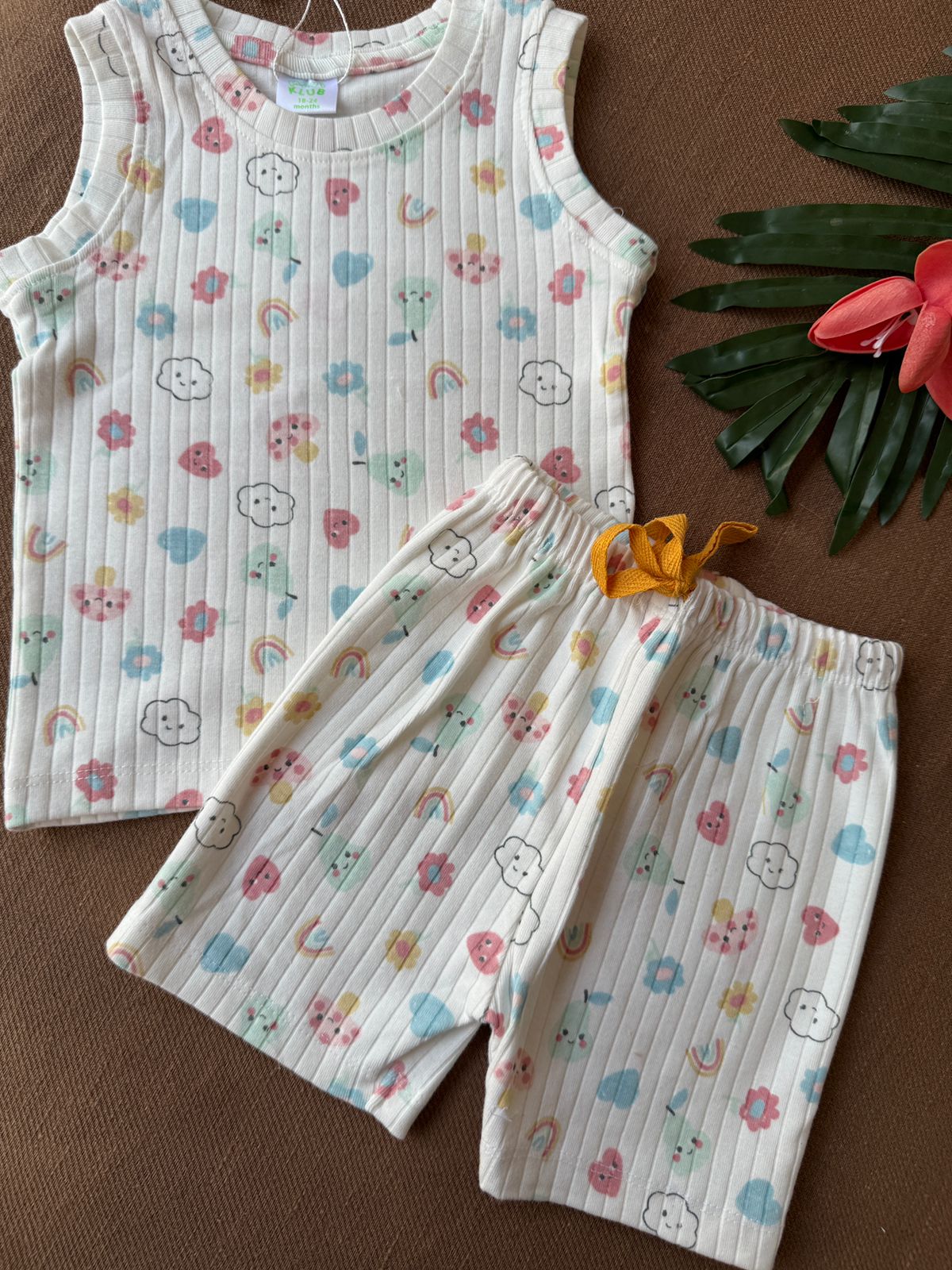 Sleeveless Coords unisex (1 to 8yrs)
