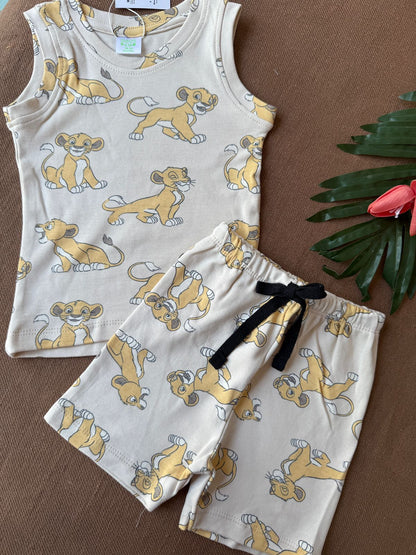 Sleeveless Coords unisex (1 to 8yrs)