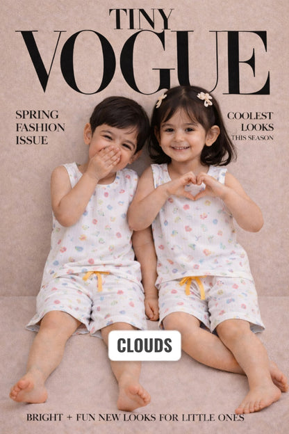 Sleeveless Coords unisex (1 to 8yrs)