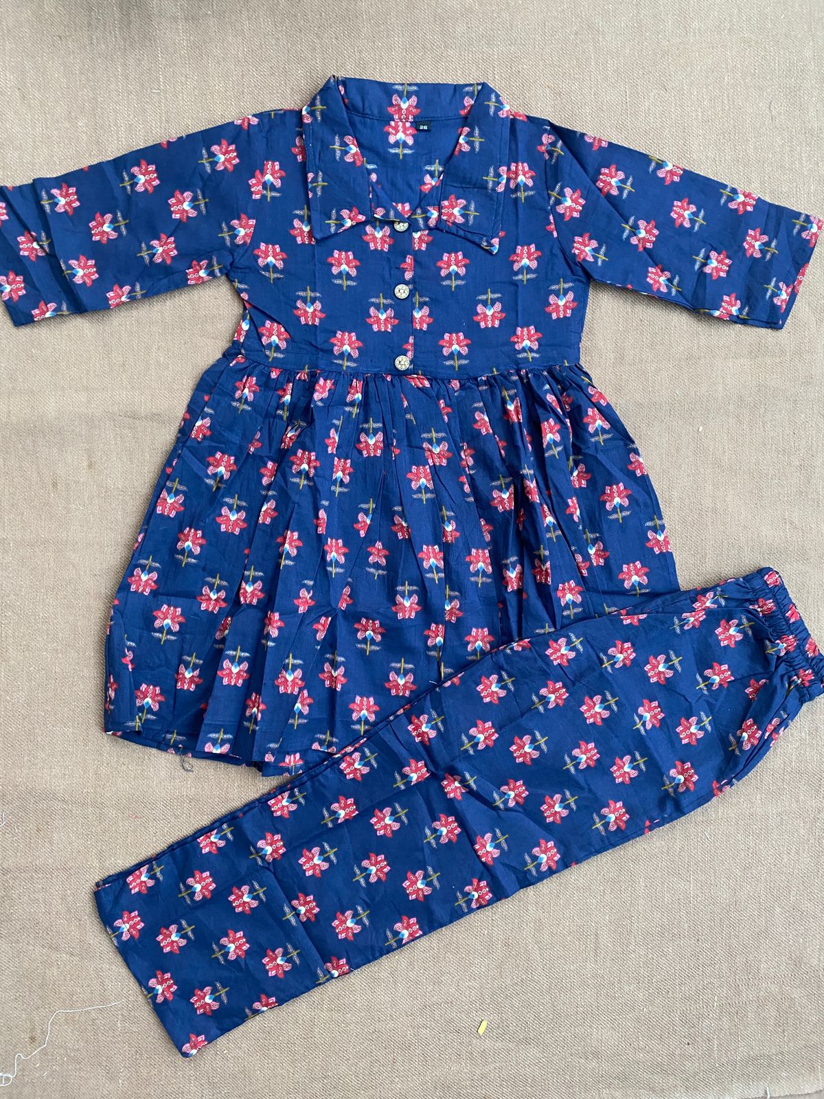 Summer Cotton Coords for Girls |5yrs size |Size 26 | Indian Designs | Pure Aesthetic collection