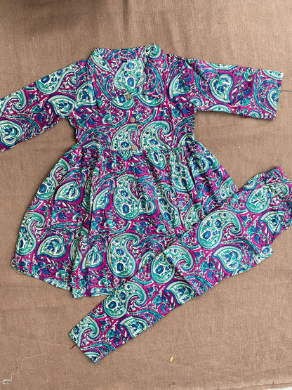 Summer Cotton Coords for Girls |5yrs size |Size 26 | Indian Designs | Pure Aesthetic collection