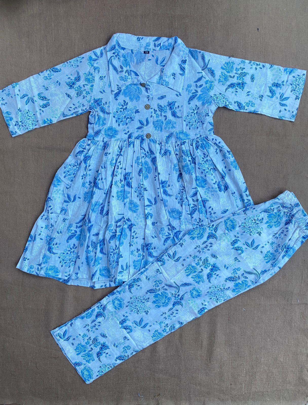 Summer Cotton Coords for Girls |5yrs size |Size 26 | Indian Designs | Pure Aesthetic collection