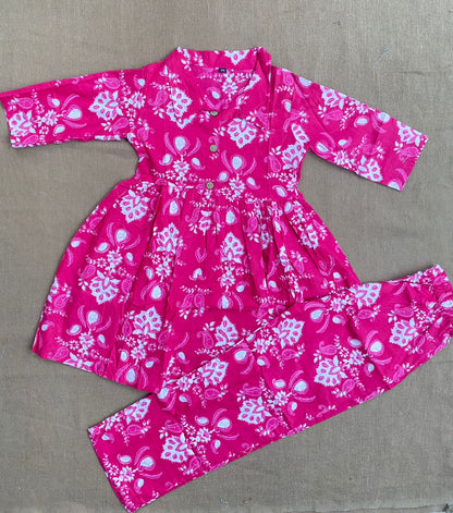 Summer Cotton Coords for Girls |5yrs size |Size 26 | Indian Designs | Pure Aesthetic collection