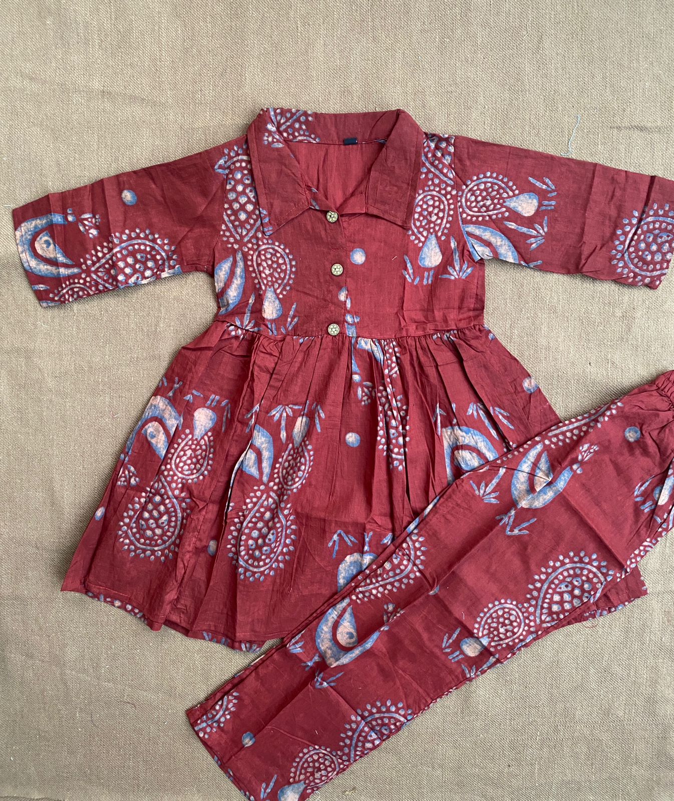 Summer Cotton Coords for Girls |5yrs size |Size 26 | Indian Designs | Pure Aesthetic collection