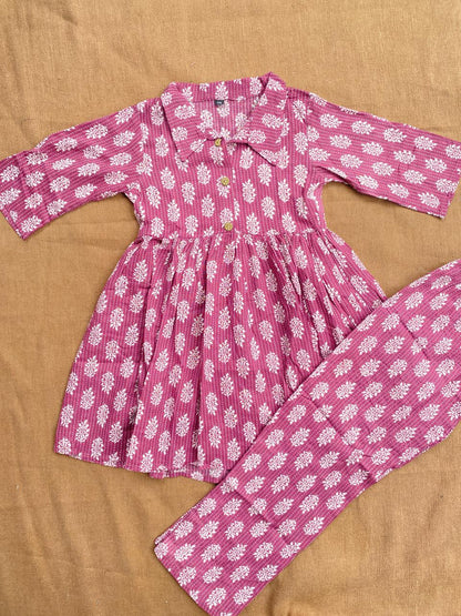 Summer Cotton Coords for Girls |5yrs size |Size 26 | Indian Designs | Pure Aesthetic collection
