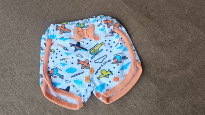 Baby Unisex Bow Shorts  | Suitable for any top | Breathable and Soft fabric