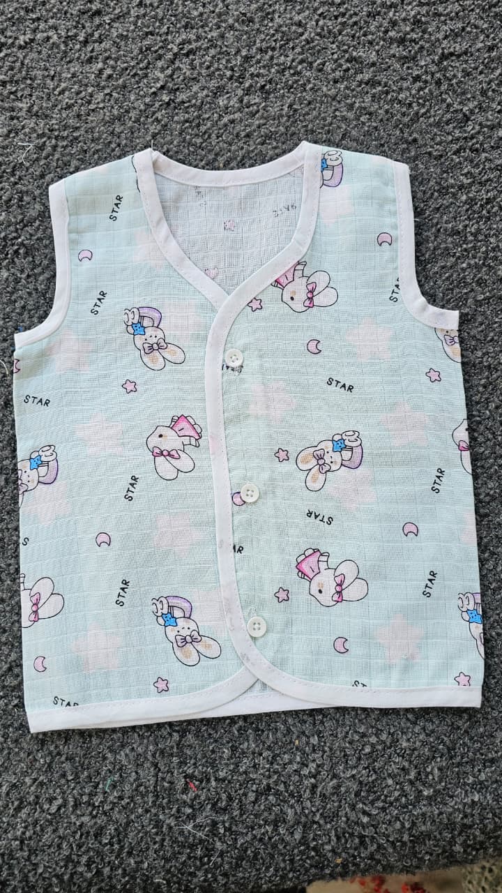Printed Colored Jablas (3-6 Months) – Unisex