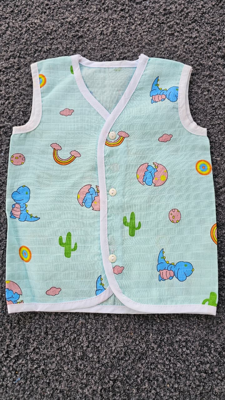 Printed Colored Jablas (3-6 Months) – Unisex