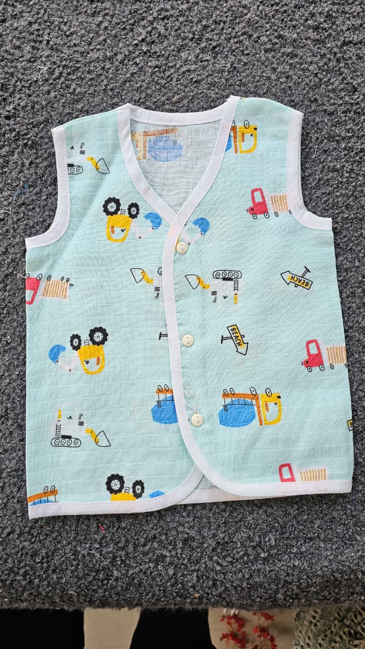 Printed Colored Jablas (3-6 Months) – Unisex