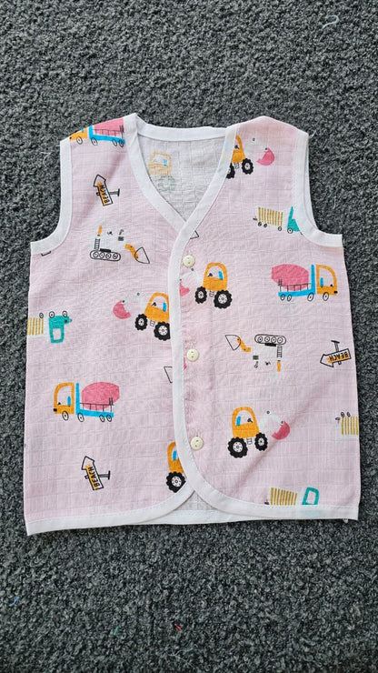 Printed Colored Jablas (3-6 Months) – Unisex