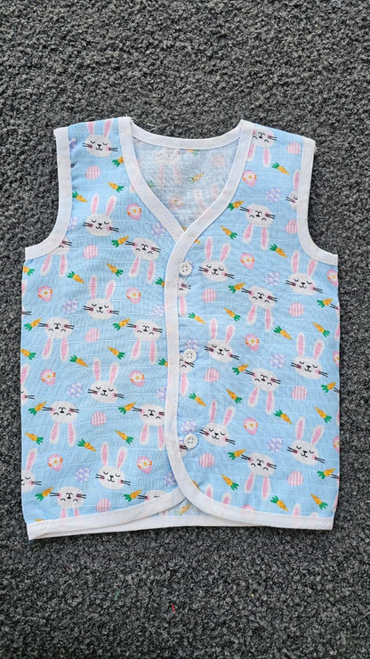 Printed Colored Jablas (3-6 Months) – Unisex