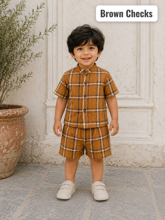 2 Layer Premium Muslin Short Sets | 3m to 24months| Summer Special