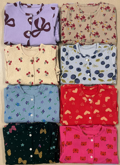 Front Open Flared Top & Pant Set | 6m to 5yrs| Extra Stylish Edition