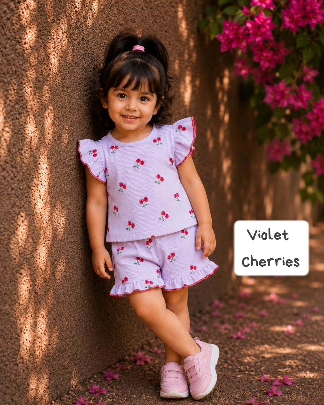 Soft Ribbed Cotton Frill Short Sets | 12m to 3yrs| Summer Edition