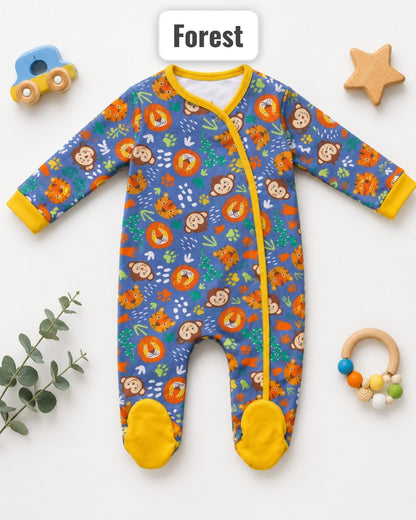 Footed Rompers-6-9 Months