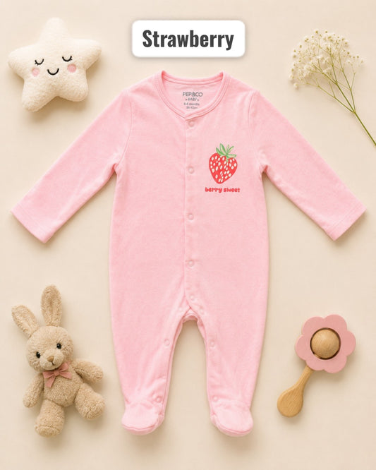 Footed Rompers|sleepsuits -6-9 Months