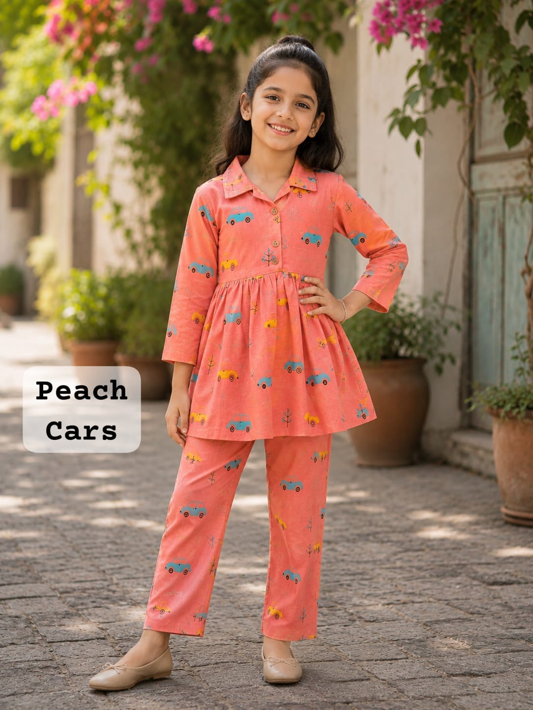 Cotton Coords for Girls |9-10yrs size |Size 30 | Our Traditional Edition