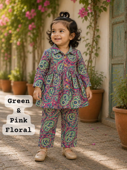 Pure Cotton Coords |( 1-2yrs) | 20 size |Our Traditional Edition