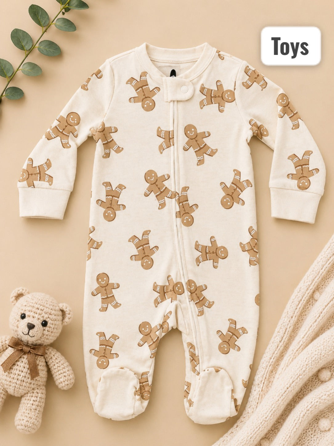 3-6months footed Rompers sleepsuit-body jumpsuits (3-6months)