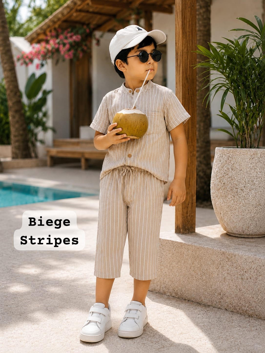 Chinese Collar Muslin Ankle length Sets for 2yrs to 8 yrs