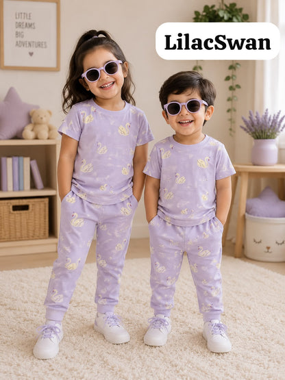 Unisex T- Shirt & Pant Sets 6months to 6yrs