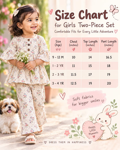 Bell Flare Peplum Coords for 9m to 3yrs buy (3 for 999)