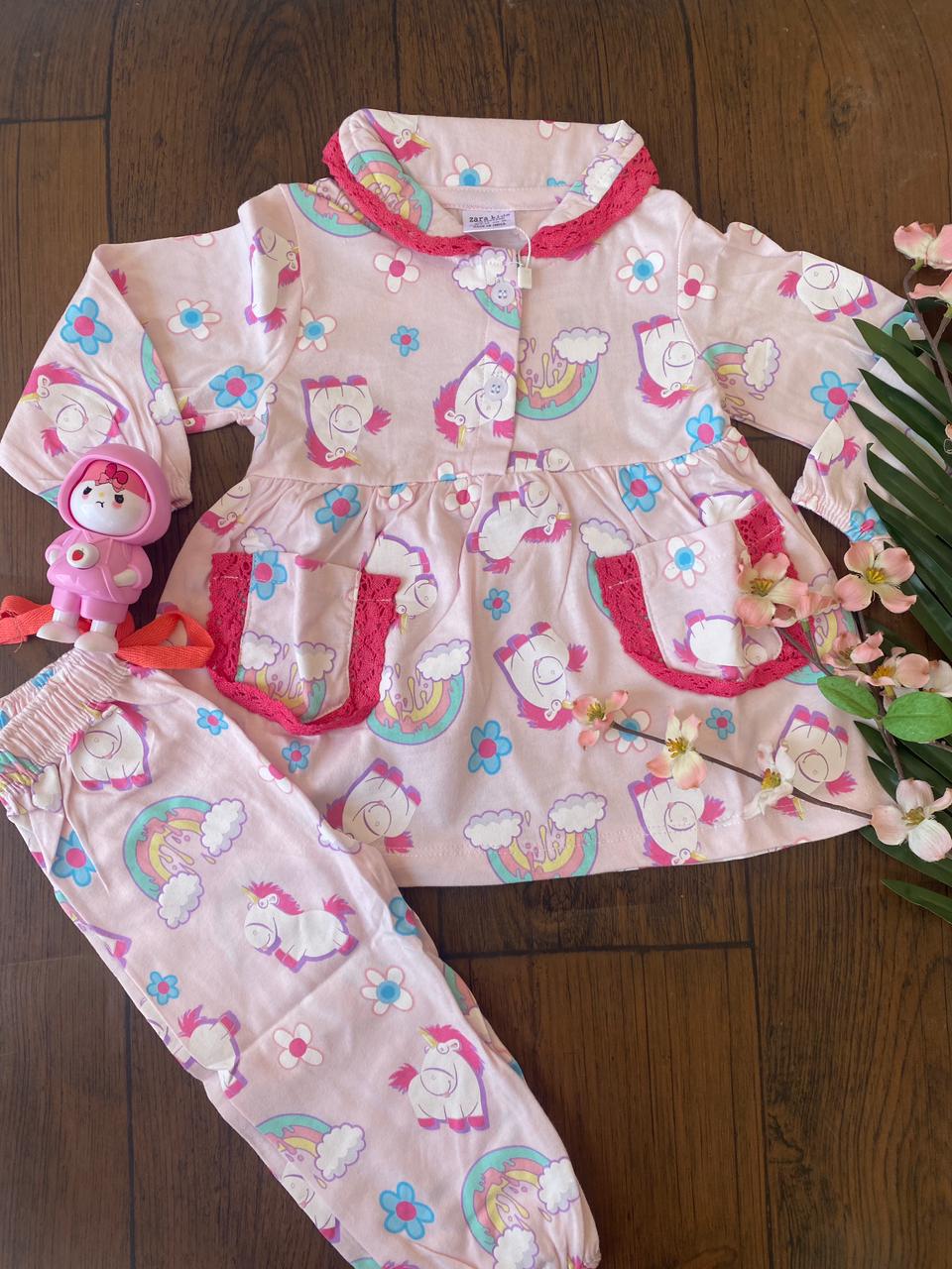 Cotton Cord Sets (9-12 Months) Girls