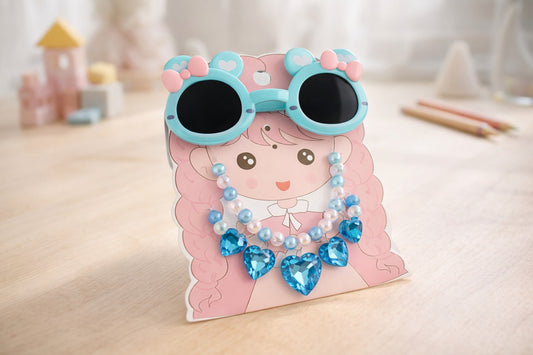 Goggles and Necklace Gift Set – Girls