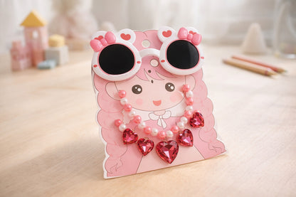 Goggles and Necklace Gift Set – Girls