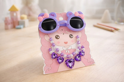 Goggles and Necklace Gift Set – Girls