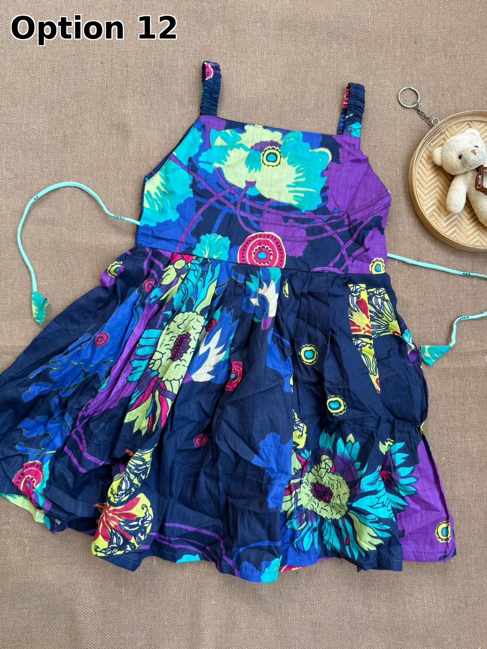 COTTON SLEEVELESS FROCKS(2-3 YEARS)