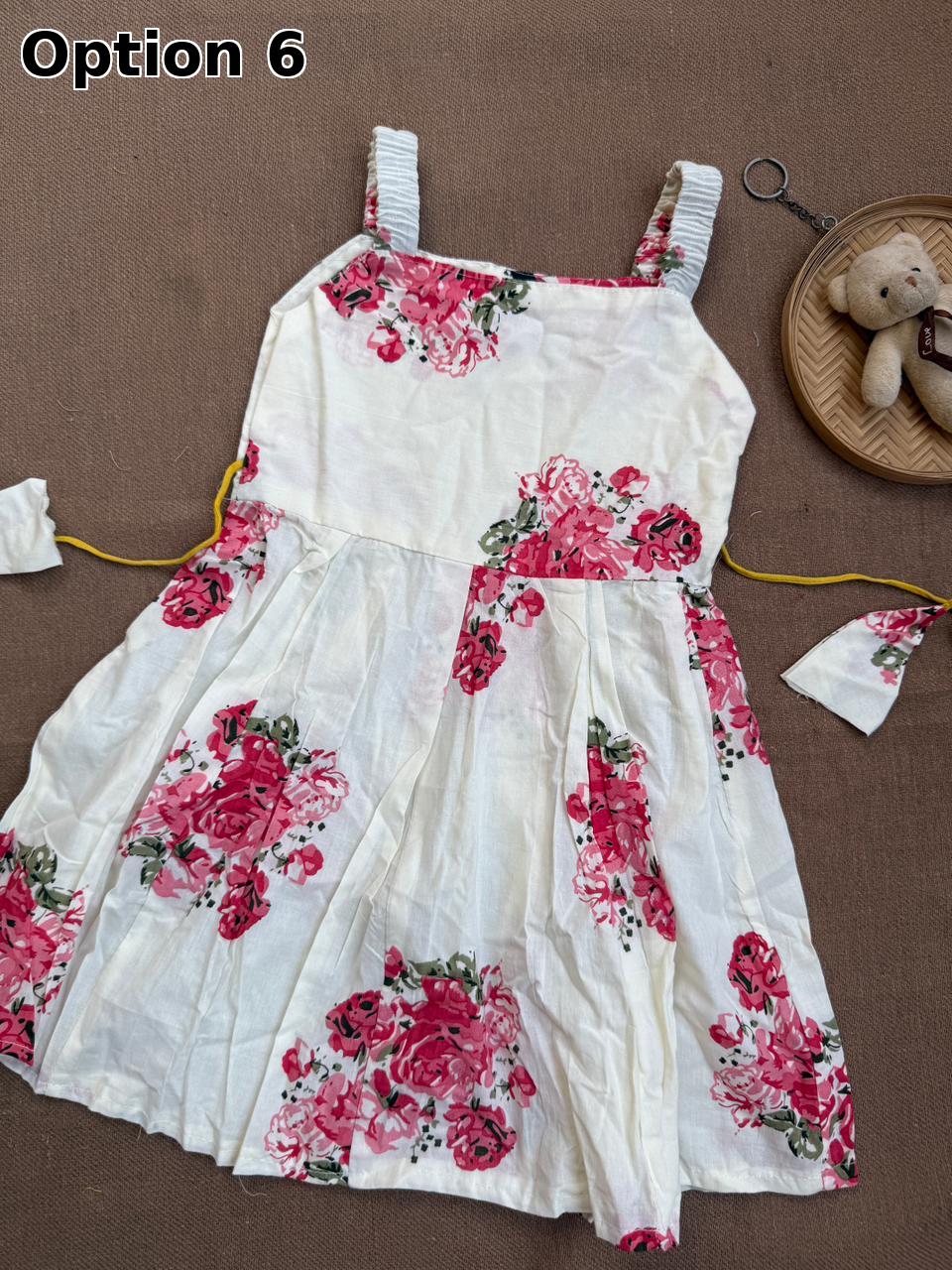 COTTON SLEEVELESS FROCKS(2-3 YEARS)
