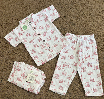 Boys Muslin full pant cords