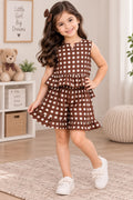 Brown and white