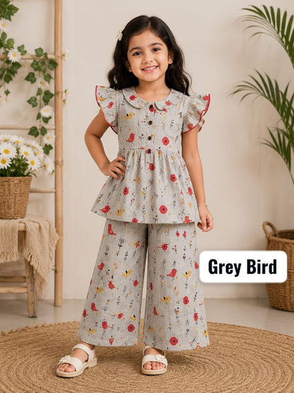Muslin Peplum Coords for 2yrs to 5yrs