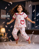 Peter Pan Ruffle Neck Night Suits for 3yrs to 11yrs |Dreams meet Fashion