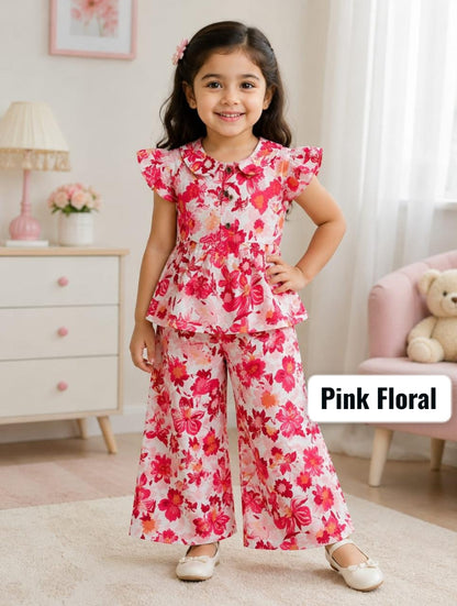 Muslin Peplum Coords for 2yrs to 5yrs