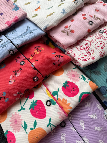 Ribbed Cotton Night Suits | Soft and Cozy | 1y-3yrs