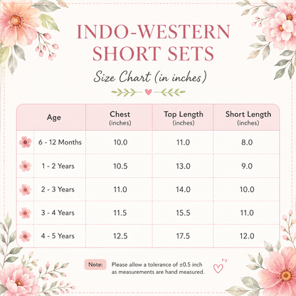 Little Blossom Pure Cotton short sets | Special Edition