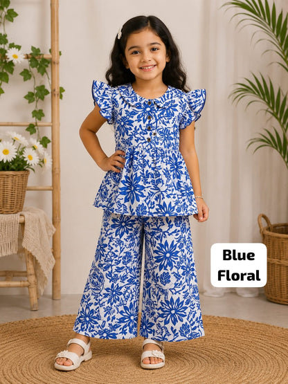 Muslin Peplum Coords for 2yrs to 5yrs